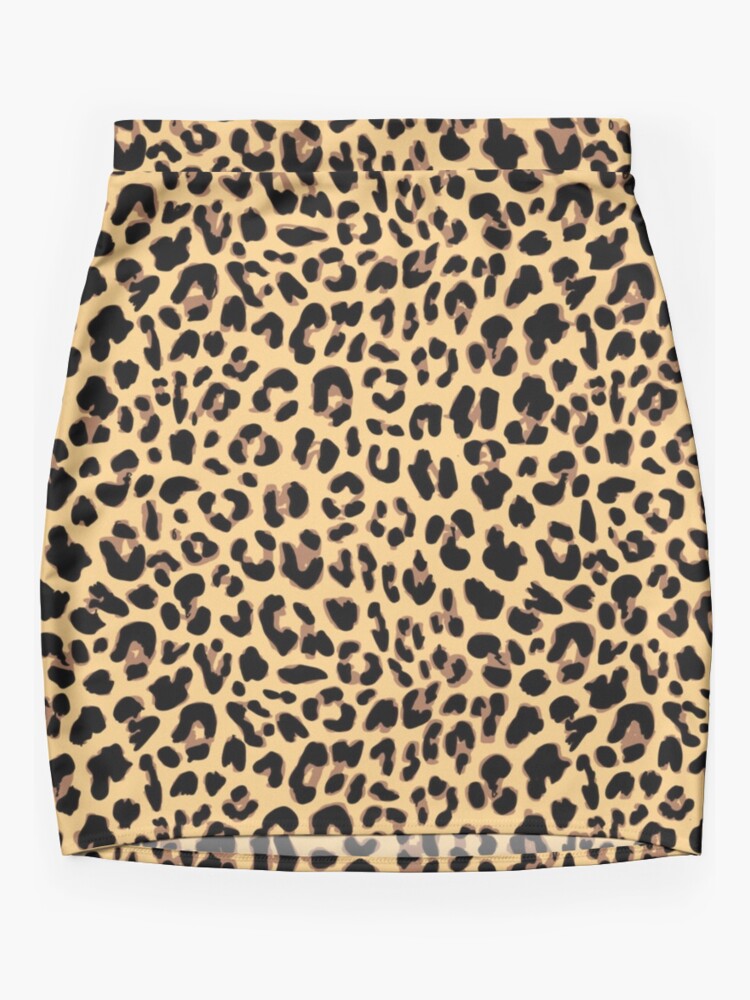 Leopard Skin Mini Skirt - YoConTeego